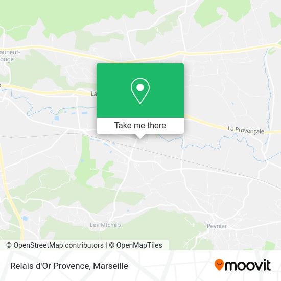 Relais d'Or Provence map