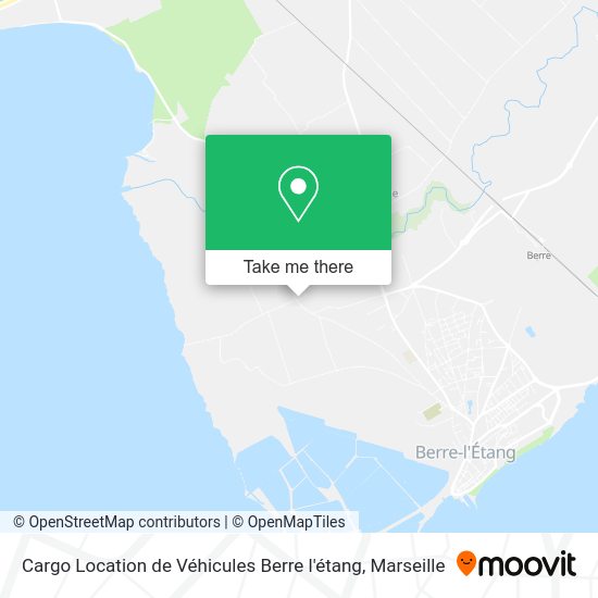 Cargo Location de Véhicules Berre l'étang map