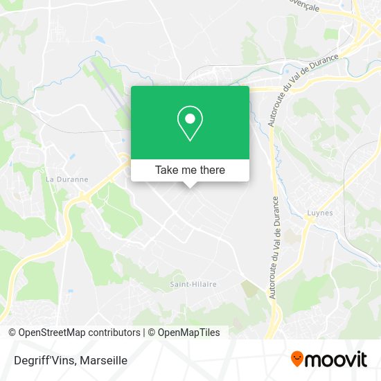 Degriff'Vins map