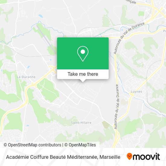 Académie Coiffure Beauté Méditerranée map