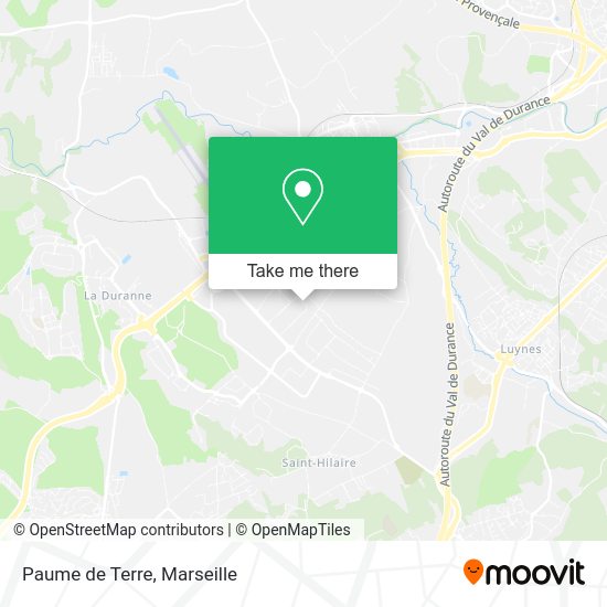 Paume de Terre map
