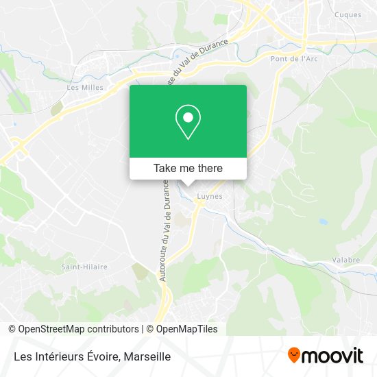 Les Intérieurs Évoire map