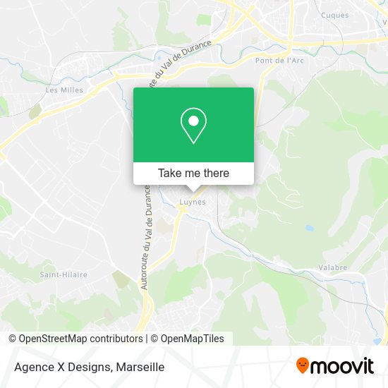 Agence X Designs map