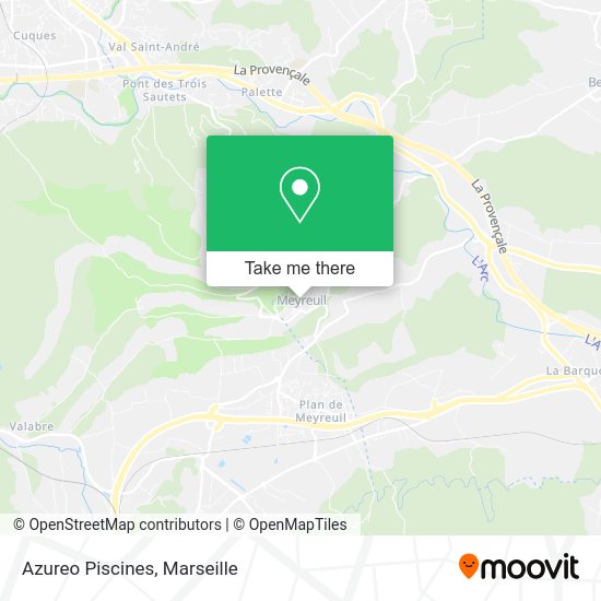 Azureo Piscines map