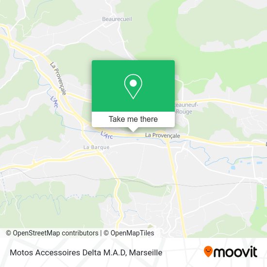 Motos Accessoires Delta M.A.D map