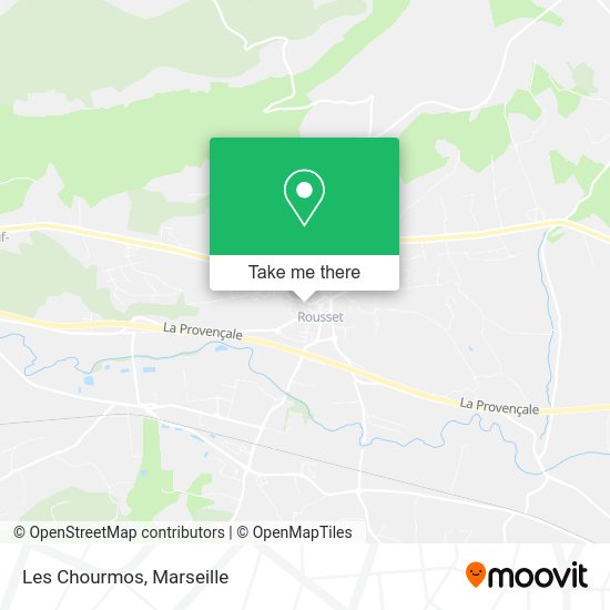 Les Chourmos map