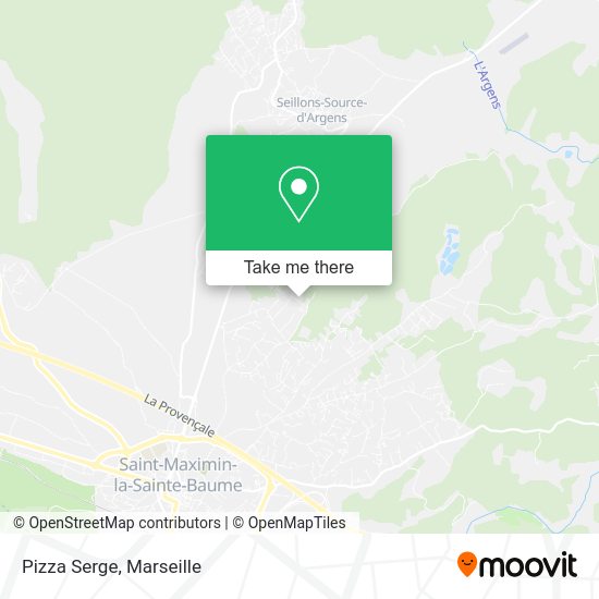 Pizza Serge map