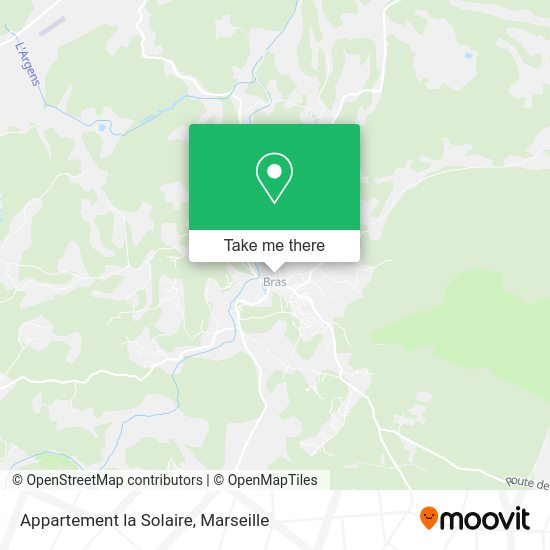 Appartement la Solaire map