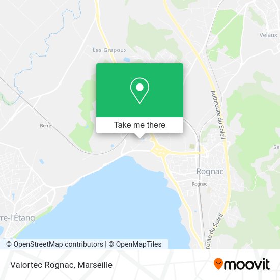 Valortec Rognac map