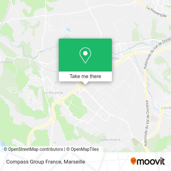 Compass Group France map