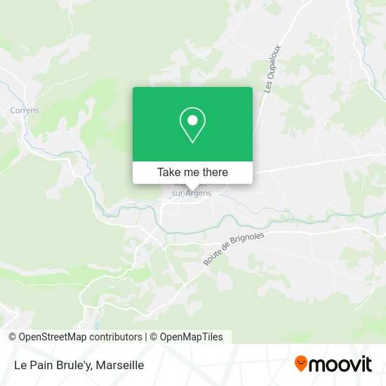 Le Pain Brule'y map