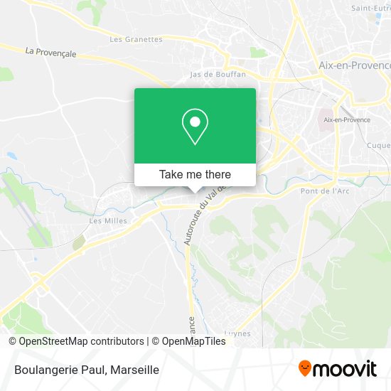 Boulangerie Paul map