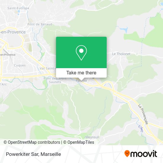Powerkiter Sar map