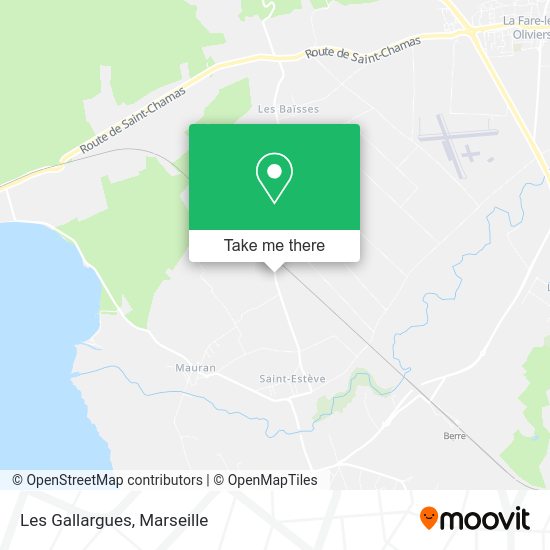 Les Gallargues map