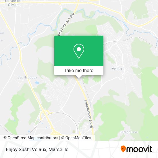 Enjoy Sushi Velaux map