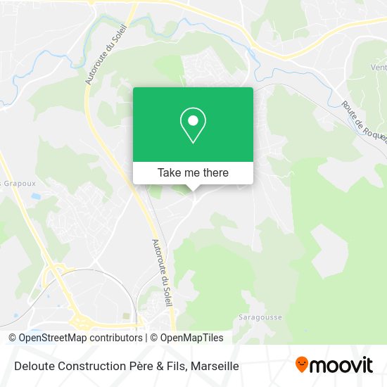 Deloute Construction Père & Fils map