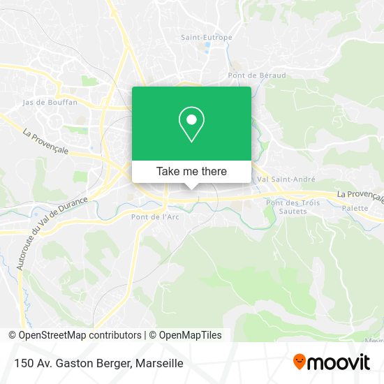 150 Av. Gaston Berger map