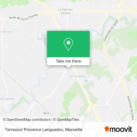 Terreazur Provence Languedoc map