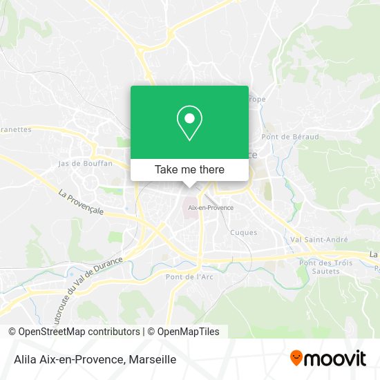 Alila Aix-en-Provence map