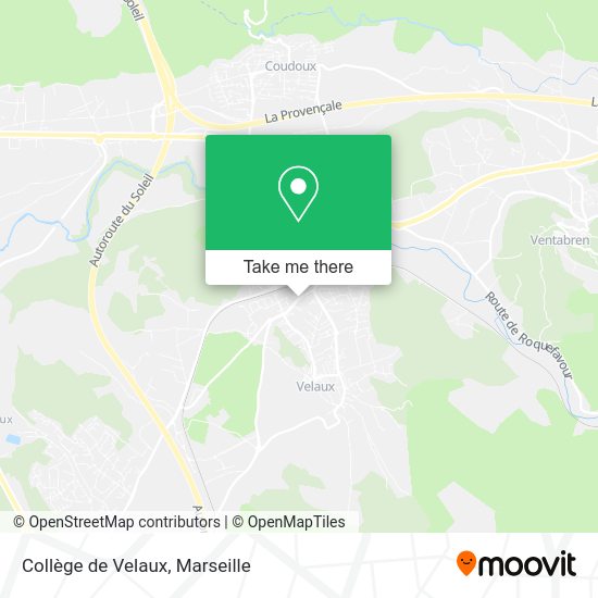 Collège de Velaux map