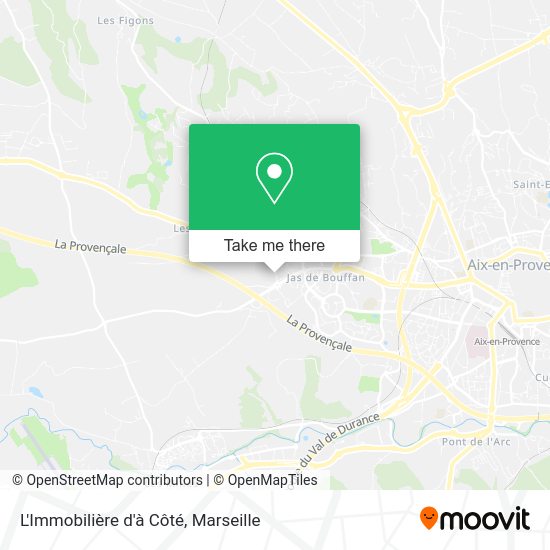L'Immobilière d'à Côté map