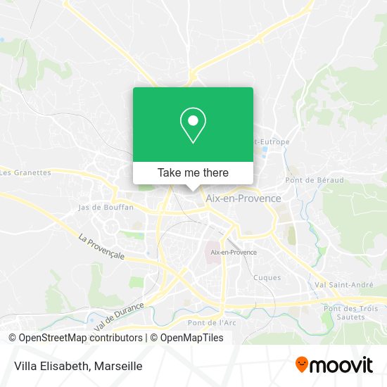 Villa Elisabeth map