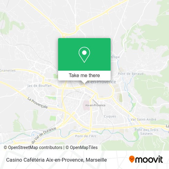 Casino Cafétéria Aix-en-Provence map