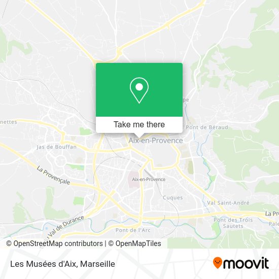 Les Musées d'Aix map
