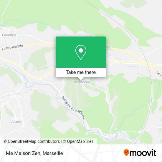 Ma Maison Zen map