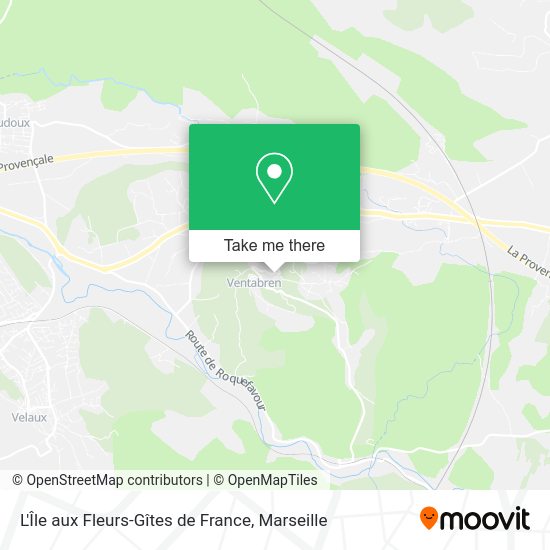 L'Île aux Fleurs-Gîtes de France map