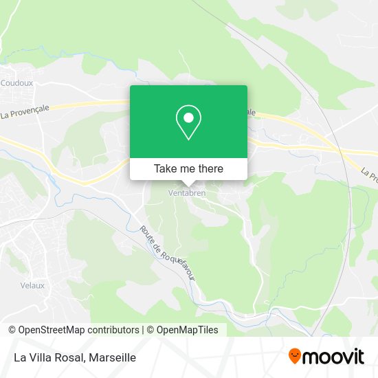 La Villa Rosal map
