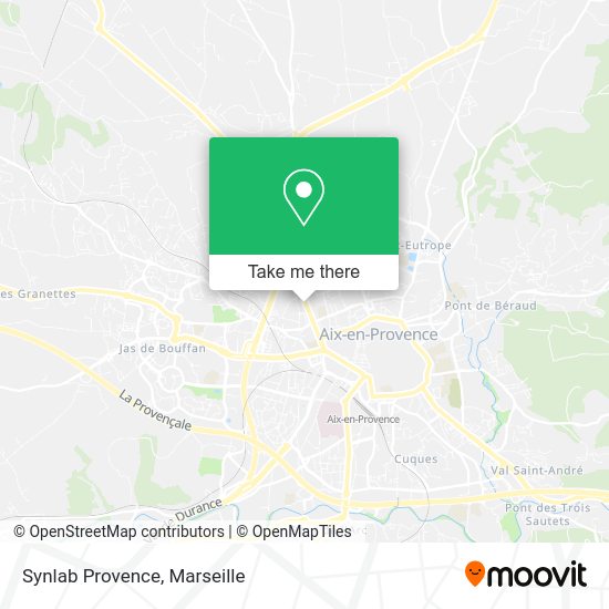 Synlab Provence map