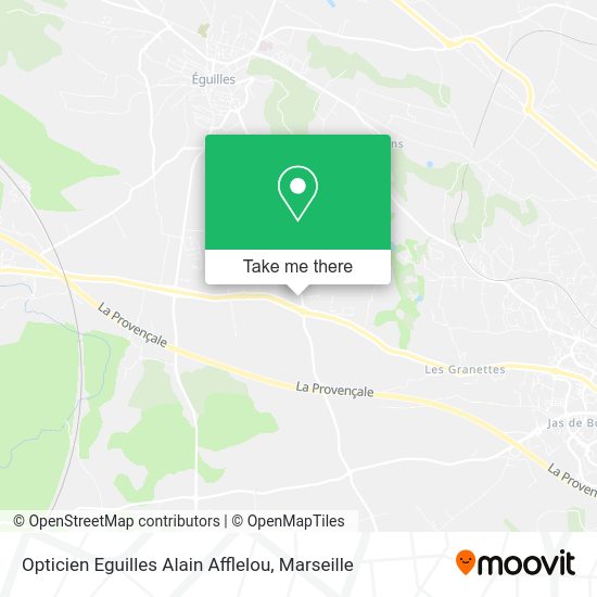 Opticien Eguilles Alain Afflelou map