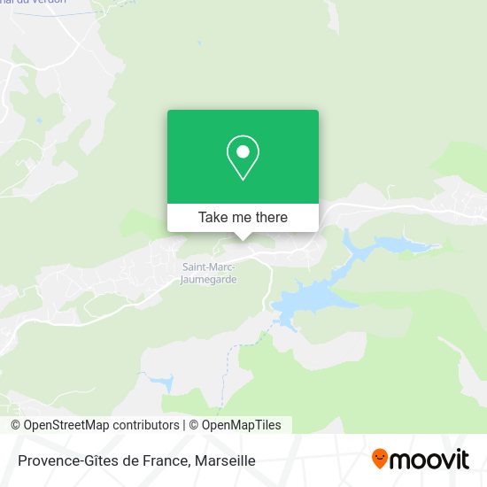 Provence-Gîtes de France map