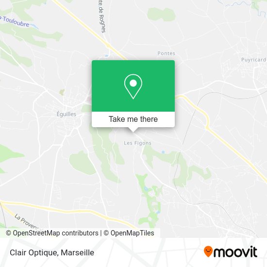 Clair Optique map