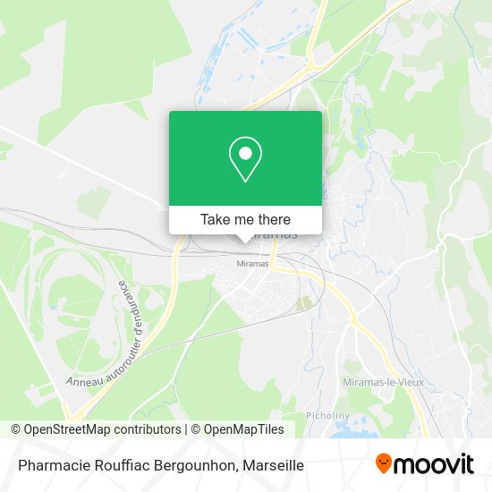 Pharmacie Rouffiac Bergounhon map