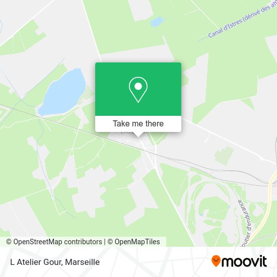 L Atelier Gour map