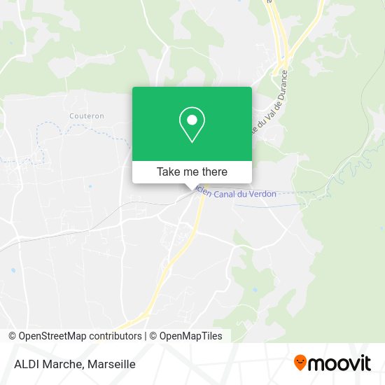 ALDI Marche map