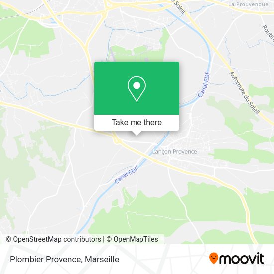 Plombier Provence map