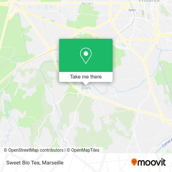 Sweet Bio Tea map