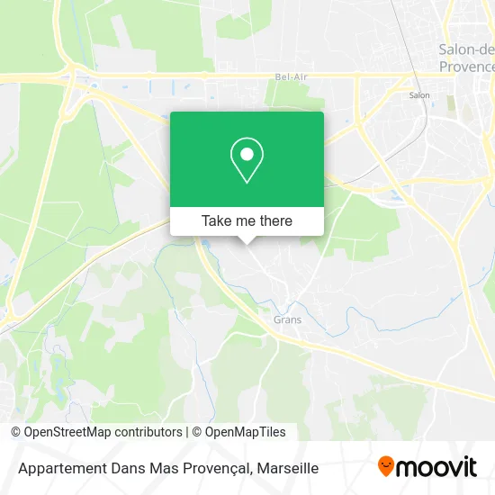 Appartement Dans Mas Provençal map