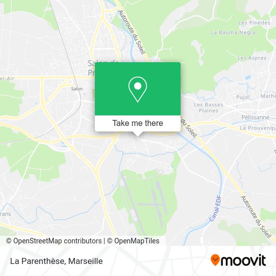 La Parenthèse map