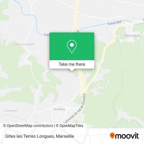 Gîtes les Terres Longues map
