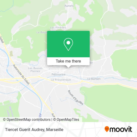 Tiercet Guerit Audrey map