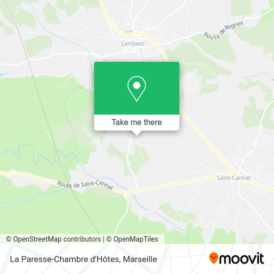 La Paresse-Chambre d'Hôtes map