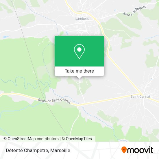 Détente Champêtre map