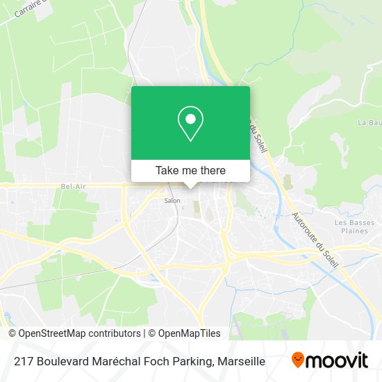 217 Boulevard Maréchal Foch Parking map
