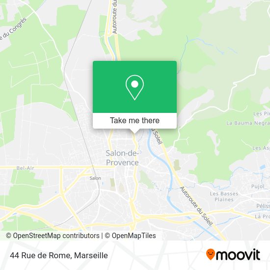 44 Rue de Rome map