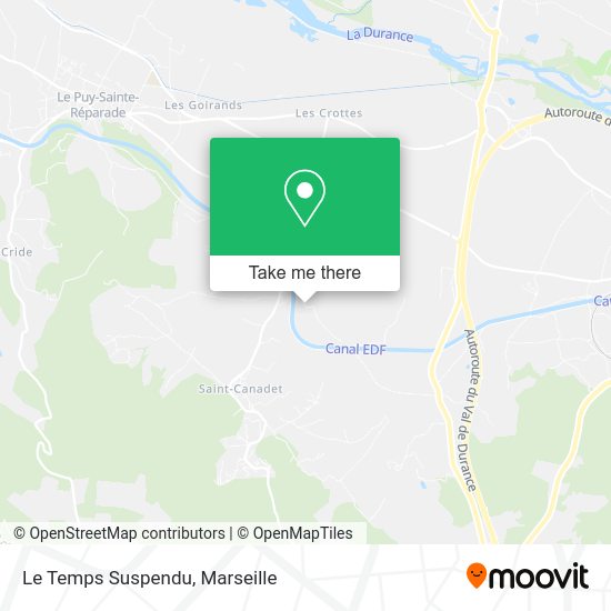 Le Temps Suspendu map