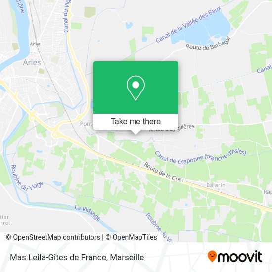 Mas Leila-Gîtes de France map